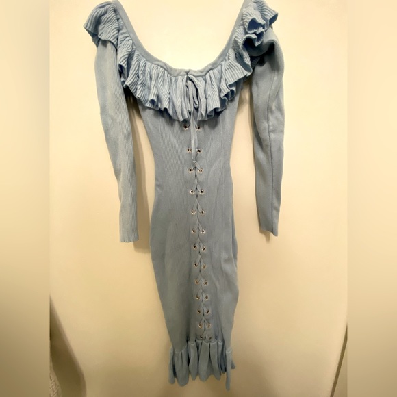 Off the shoulder long sleeve dress - Picture 2 of 4